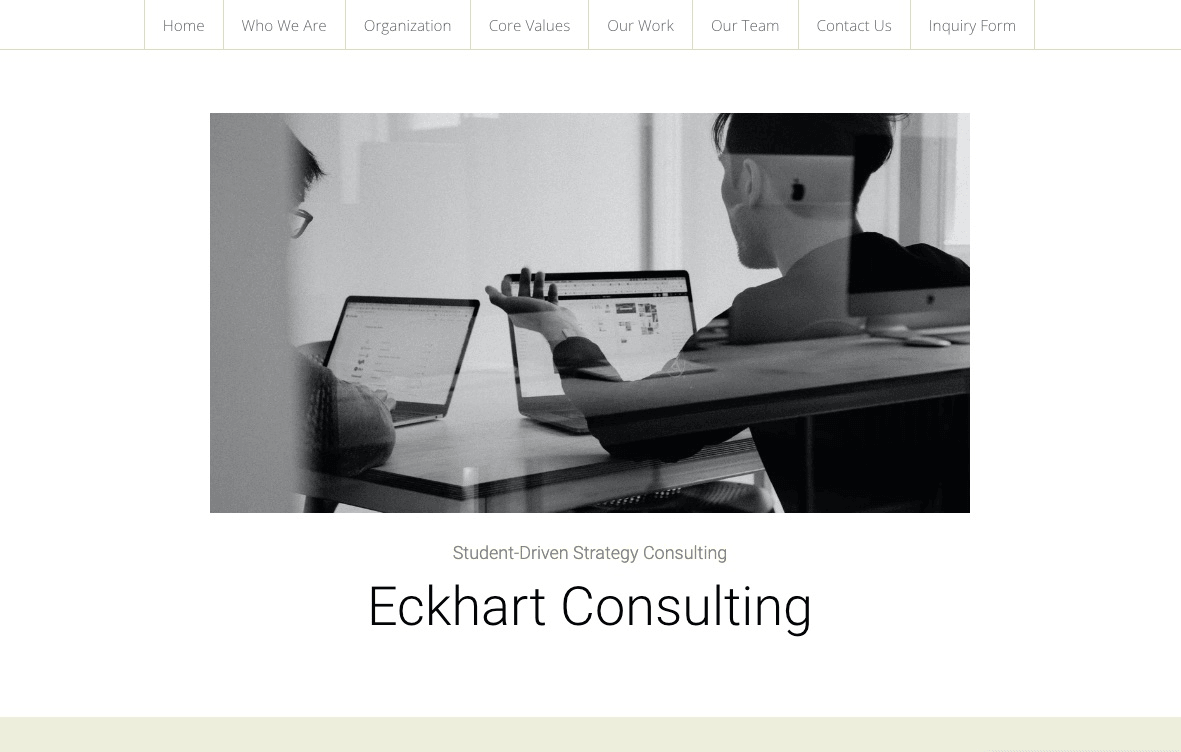 null Eckhart Conulting Website Template